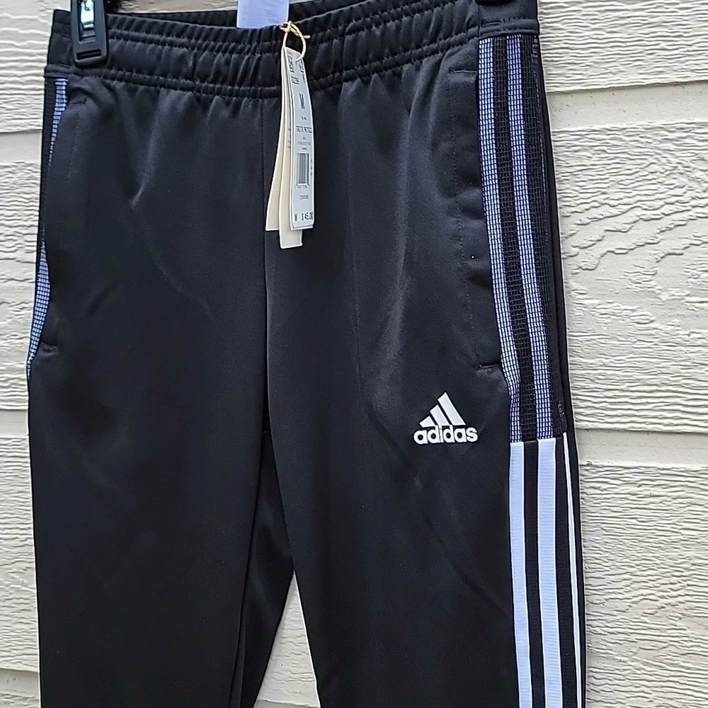 Adidas Girls Tiro track pants color black white NWT